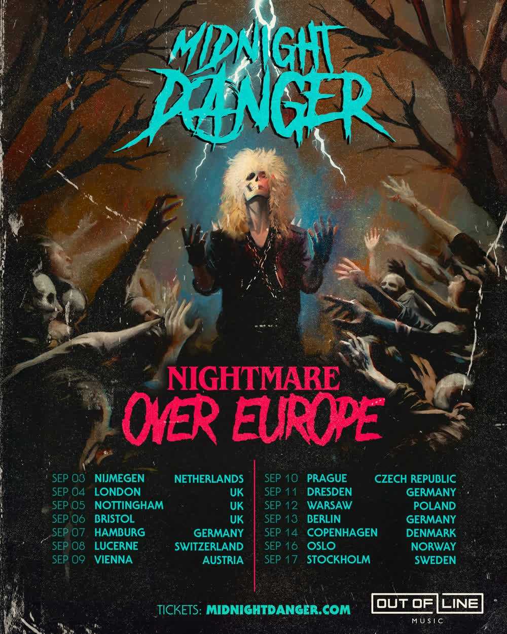 Midnight Danger Europe Tour 2024